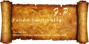 Faluba Pasztorella névjegykártya
